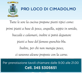 menù cimadolmo festa del pesce e delle nostre acque