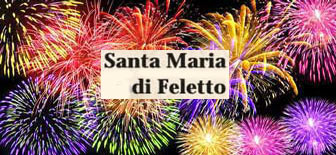 Fuochi d'artificio a santa maria di feletto