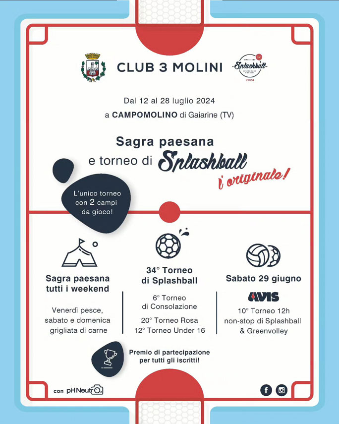 2024 Gaiarine Campomolino Sagra Paesana e Torneo di Splashball