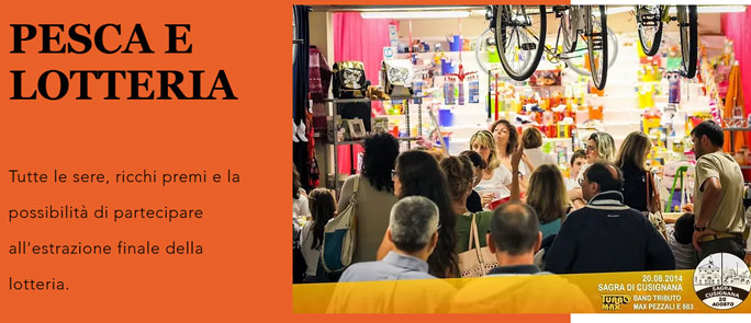 GIAVERA DEL MONTELLO CUSIGNANA pesca di beneficenza e lotteria