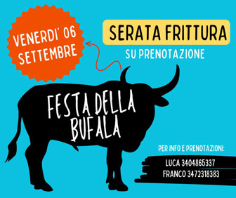 2024 ISTRANA PEZZAN FESTA DELLA BUFALA SERATA FRITTURA
