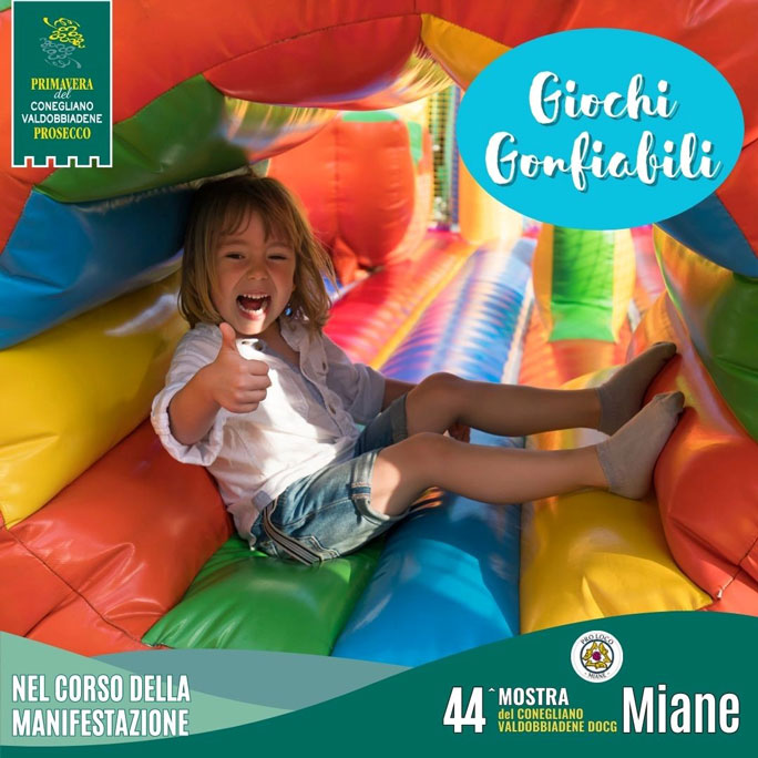 2024 MIANE MOSTRA DEL CONEGLIANO VALDOBBIADENE DOCG giochi gonfiabili