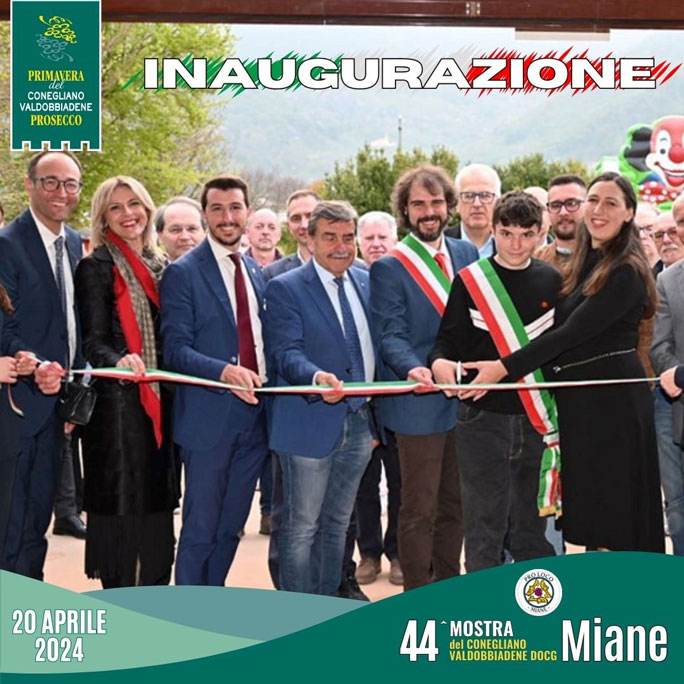 2024 MIANE MOSTRA DEL CONEGLIANO VALDOBBIADENE DOCG inaugurazione