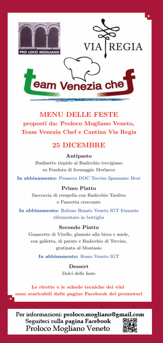 mogliano veneto percorso enogastronomico a tavola con il fiore di inverno radicchio rosso di treviso 2022 natale