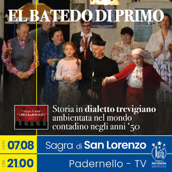 PADERNELLO COMPAGNIA GLI AMICI DEA ROSALBA
- EL BATEDO DI PRIMO -
