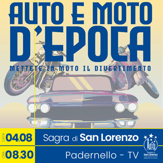 PADERNELLO RADUNO AUTO E MOTO D’EPOCA