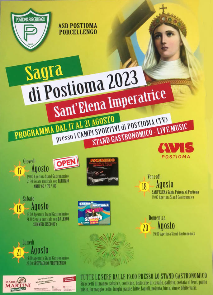 2023 PAESE POSTIOMA SAGRA