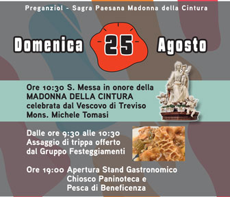 2024 PREGANZIOL SAGRA PAESANA 25 AGOSTO