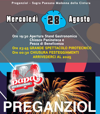 2024 PREGANZIOL SAGRA PAESANA 28 AGOSTO