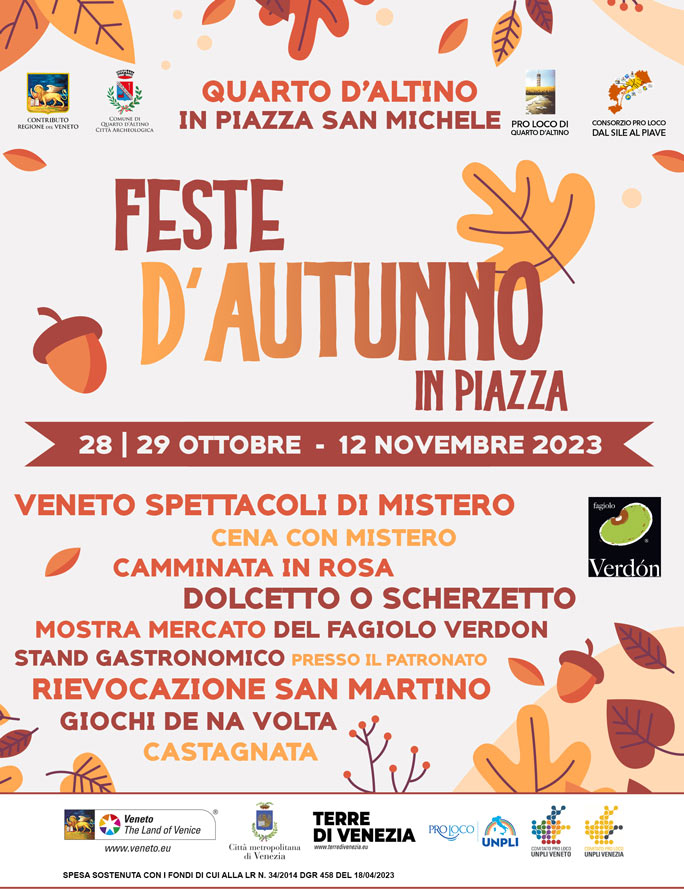 2023 quarto d'altino feste d'autunno