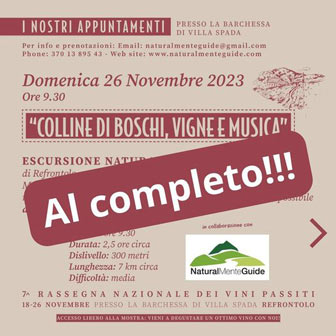 2023 refrontolo escursione naturalistica