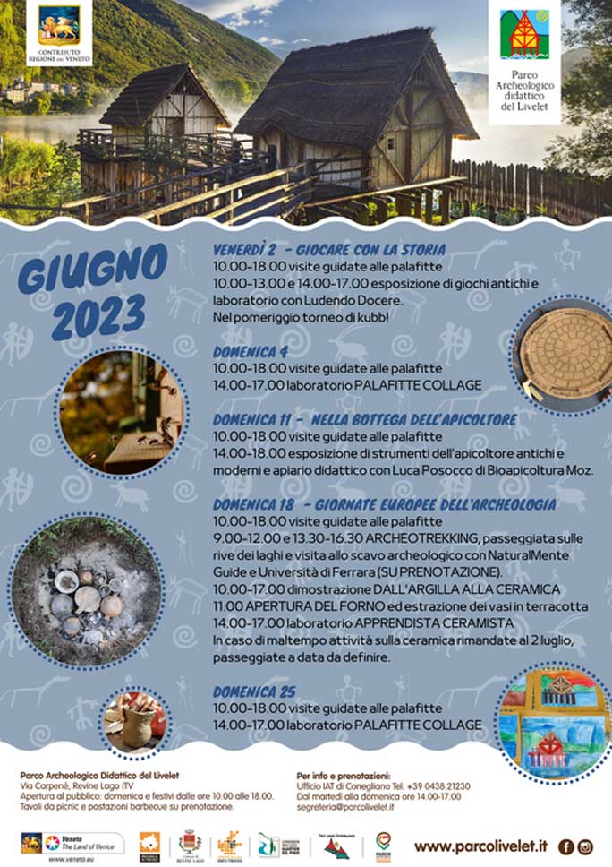 GIUGNO 2023 REVINE LAGO PARCO ARCHEOLOGICO DEL LIVELET 