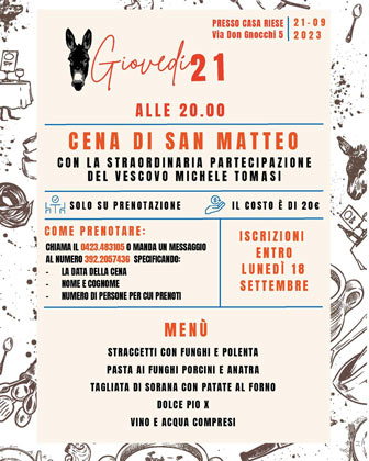 21 settembre 2023 riese pio x palio dei mussi e sagra di san matteo