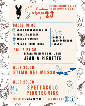 23 settembre 2023 riese pio x palio dei mussi e sagra di san matteo