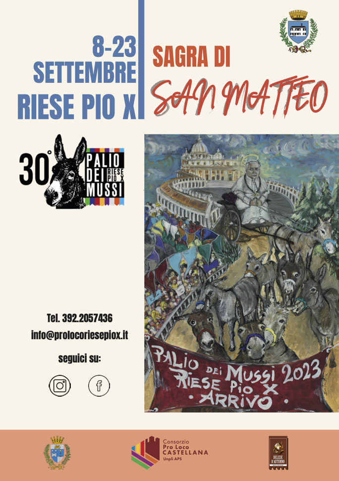 2023 riese pio x palio dei mussi e sagra di san matteo programma