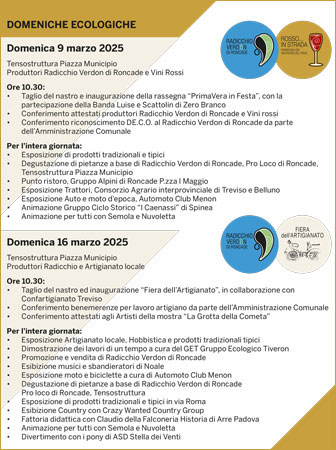 2025 RONCADE PRIMAVERA IN FESTA programma