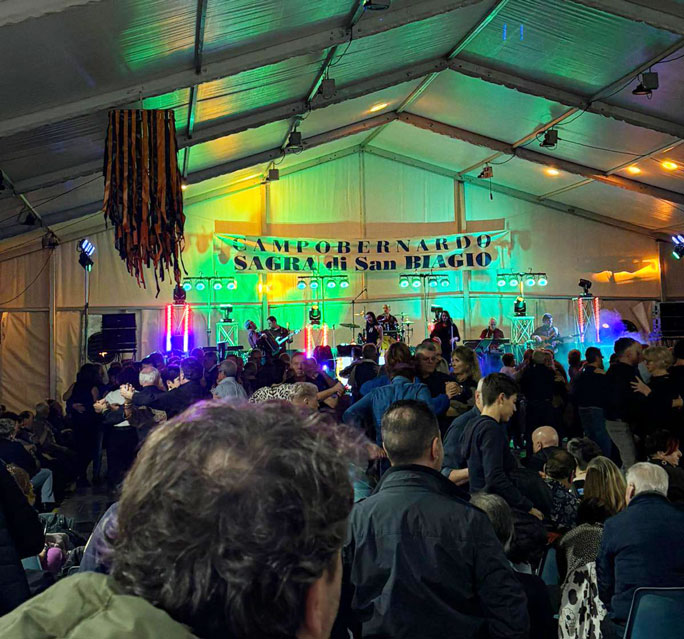 salgareda campobernardo sagra di san biagio ballo liscio