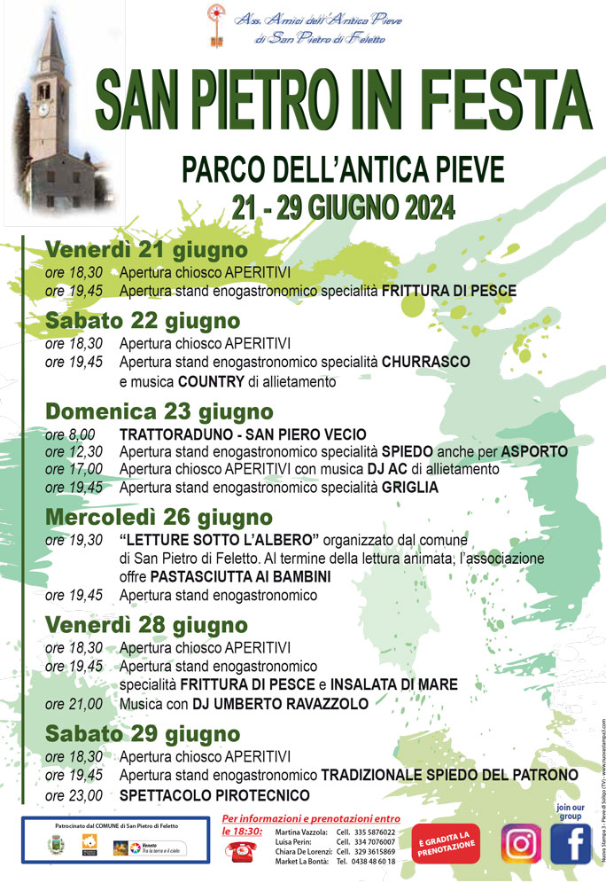 2024 SAN PIETRO DI FELETTO SAN PIETRO IN FESTA