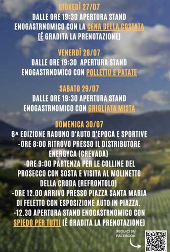 2023 san pietro di feletto santa maria di feletto festa d'estate programma