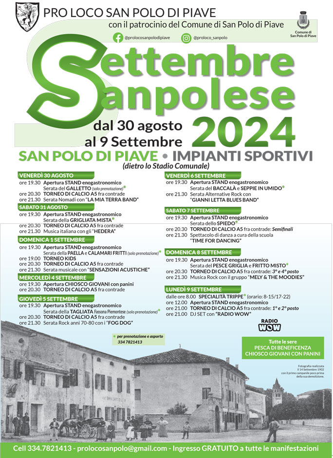 2024 SAN POLO DI PIAVE SETTEMBRE SANPOLESE