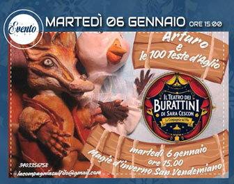 san vendemiano magie d'inverno MARTEDI 6 GENNAIO