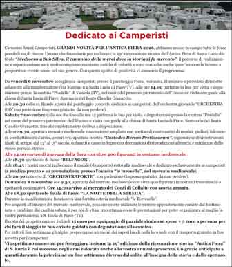 santa lucia di piave rievocazione storica camperisti