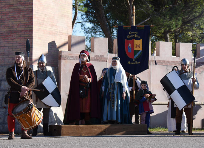 SANTA LUCIA DI PIAVE RIEVOCAZIONE STORICA ANTICA FIERA costumi medievali
