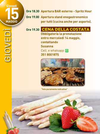 SCORZE' GARDIGIANO FESTA DELL'ASPARAGO E DELLA FRAGOLA 15 maggio