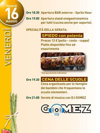 SCORZE' GARDIGIANO FESTA DELL'ASPARAGO E DELLA FRAGOLA 16 maggio