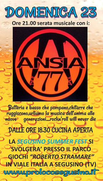 2024 SEGUSINO SUMMER FEST FESTA D'ESTATE domenica 23 giugno