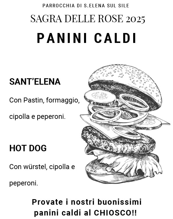 SILEA SANT'ELENA FESTA DELLE ROSE panini caldi