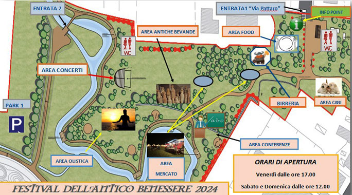 mappa 2024 trebaseleghe festival dell'antico benessere