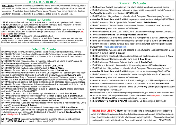 programma 2024 trebaseleghe festival dell'antico benessere