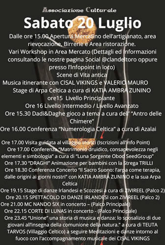 2024 trebaseleghe tarvisium celtica festival sabato 20 luglio