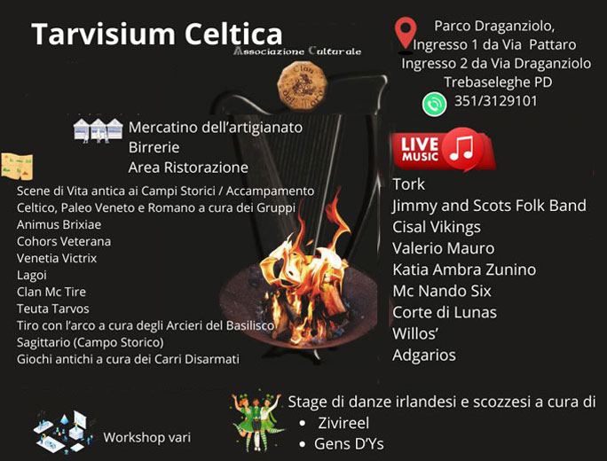 2024 trebaseleghe tarvisium celtica festival programma