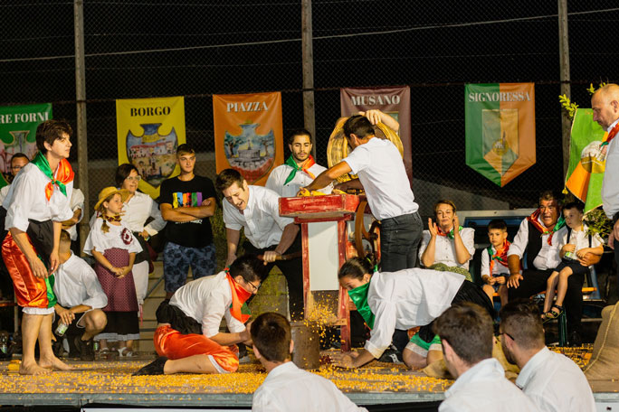 TREVIGNANO PALIO DI TREVIGNANO palio de batar panoce palio delle frazioni