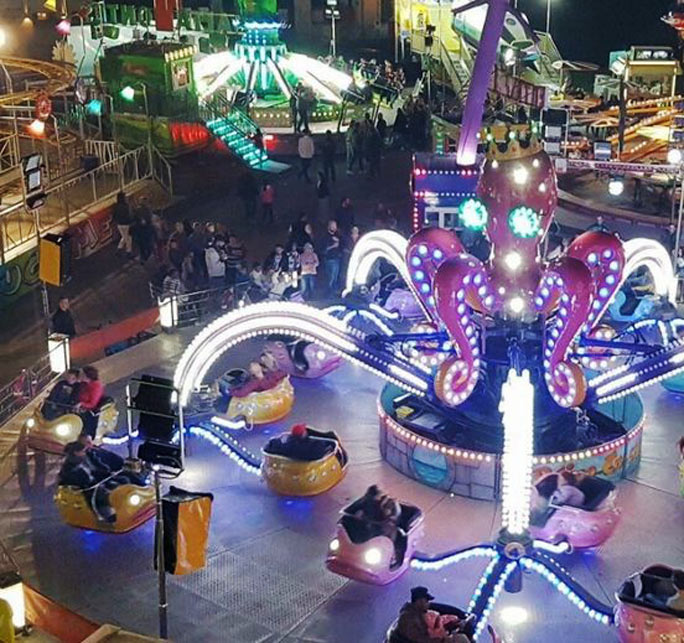 TREVISO LUNA PARK ANTICHE FIERE DI SAN LUCA giostra tornado