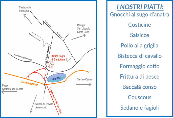 2024 TREVISO MONIGO ANTICA SAGRA DI SANT'ANNA menù