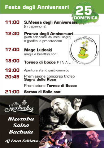 2025 TREVISO MONIGO SAGRA DELLE ROSE domenica 25 maggio