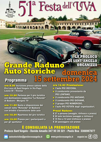 2024 treviso sant'angelo raduno auto storiche