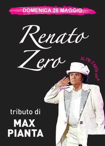 Omaggio a Renato Zero con Max Pianta