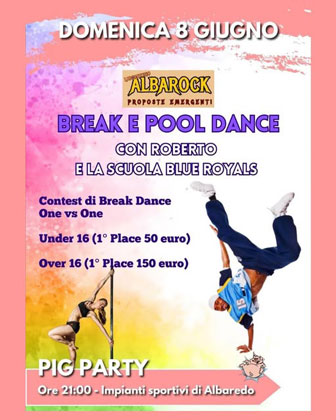 BREAK AND POOL DANCE