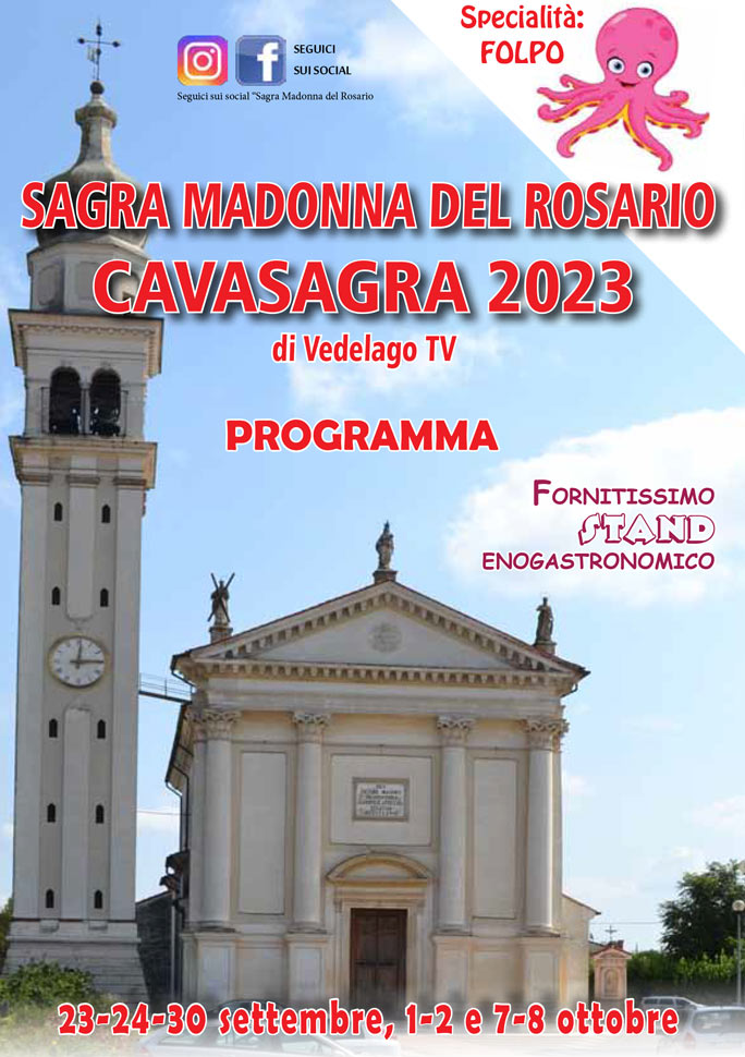 2023 vedelago cavasagra sagra madonna del rosario