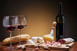 vino sopressa formaggio