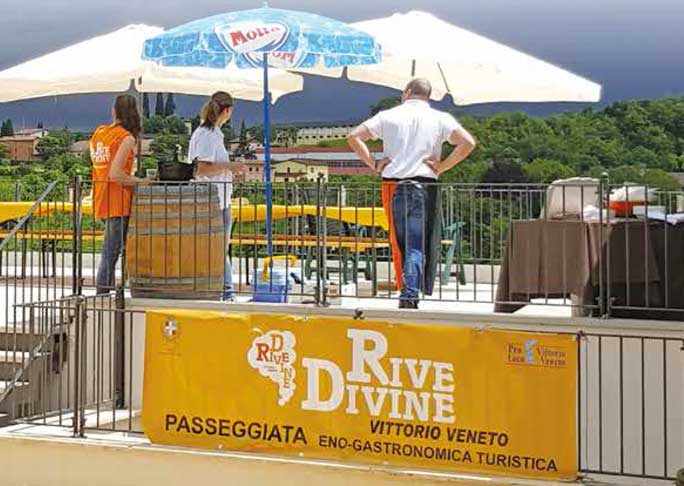 vittorio veneto rive divine passeggiata eno gastronomica turistica