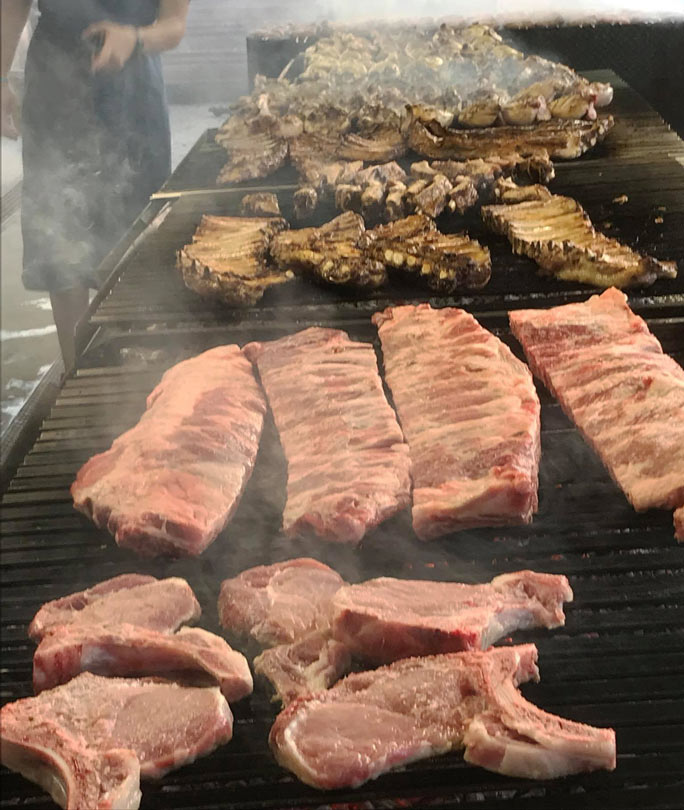 VOLPAGO DEL MONTELLO SELVA DEL MONTELLO SAGRA SELVA SAGRA DELLA SANTA CROCE stand gastronomico