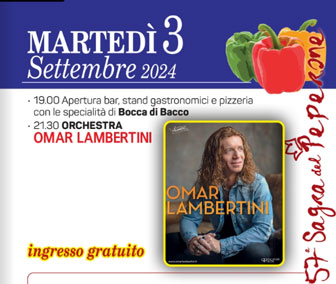 3 settembre 2024 SAGRA DEL PEPERONE A ZERO BRANCO