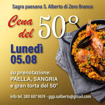 SPECIALE CENA DEL 50°