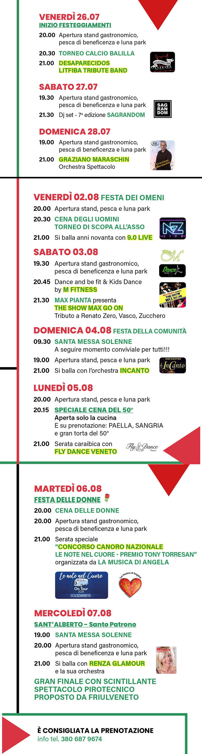 2024 ZERO BRANCO SANT'ALBERTO SAGRA PAESANA programma