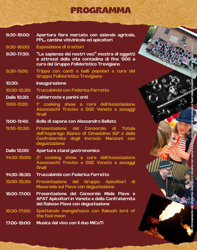 maserada sul piave fiera mercato dei prodotti a km 0 programma